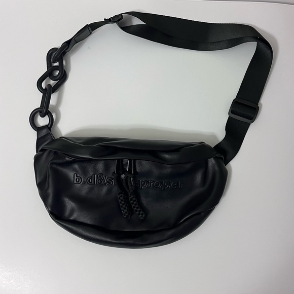 Boston Proper Handbags - Boston Proper Soft Leather Fanny Pack Belt Bag Crossbody Large